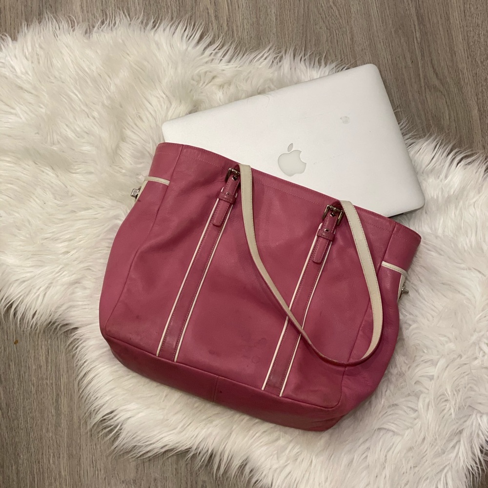 Coach Leather Tote Bag